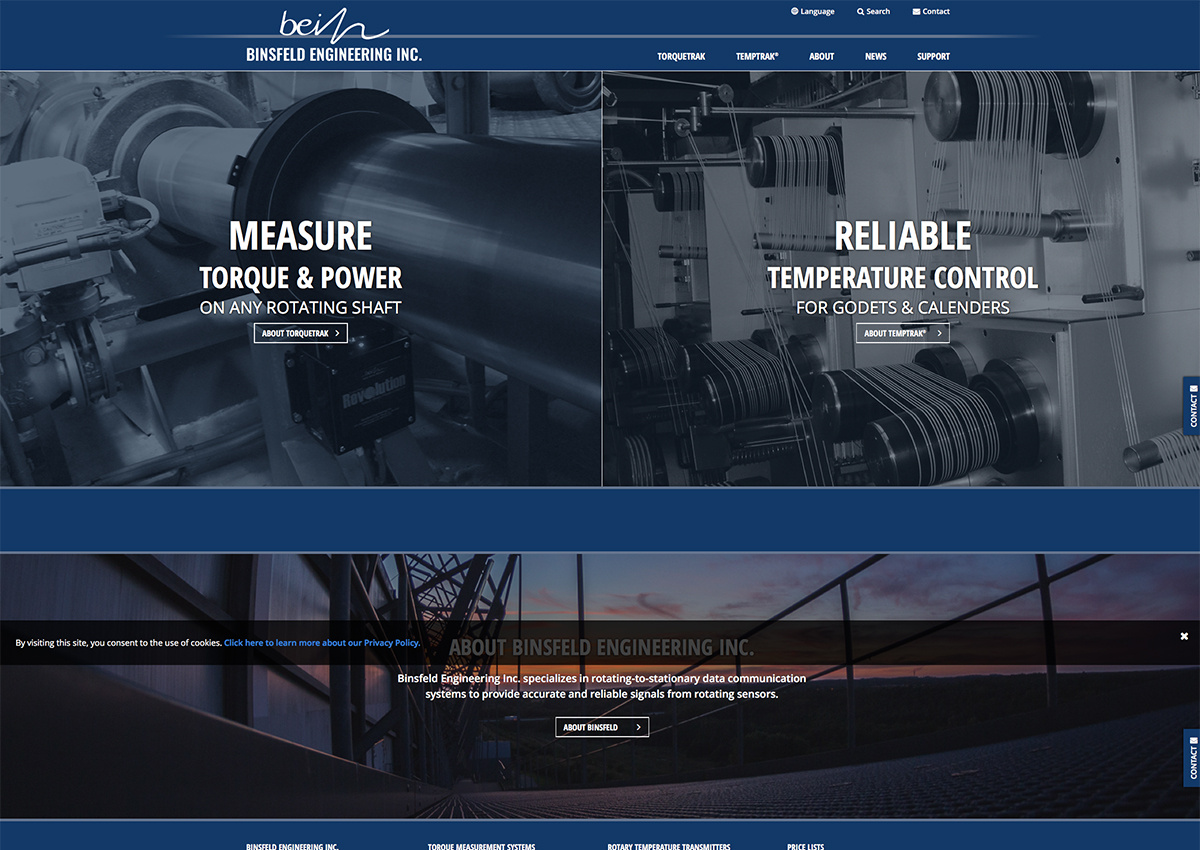 Binsfeld Engineering Website