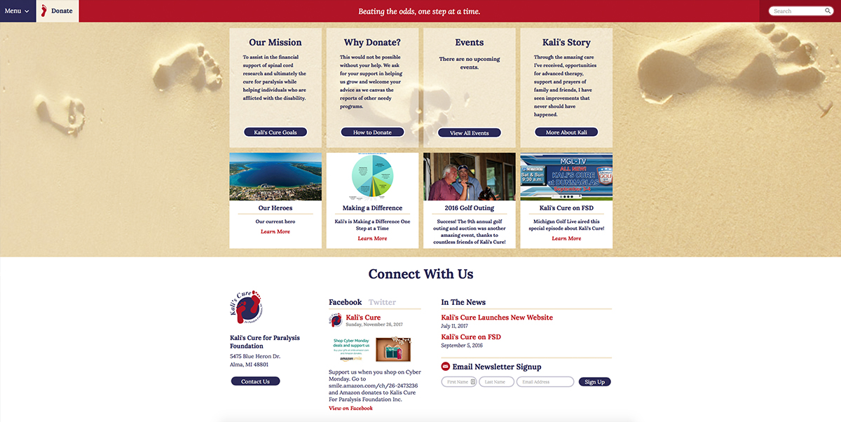 Kali's Cure for Paralysis Site