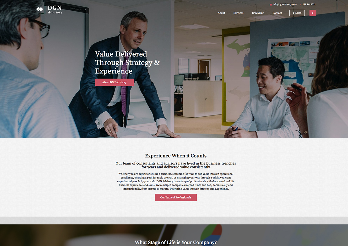 DGN Advisory Website
