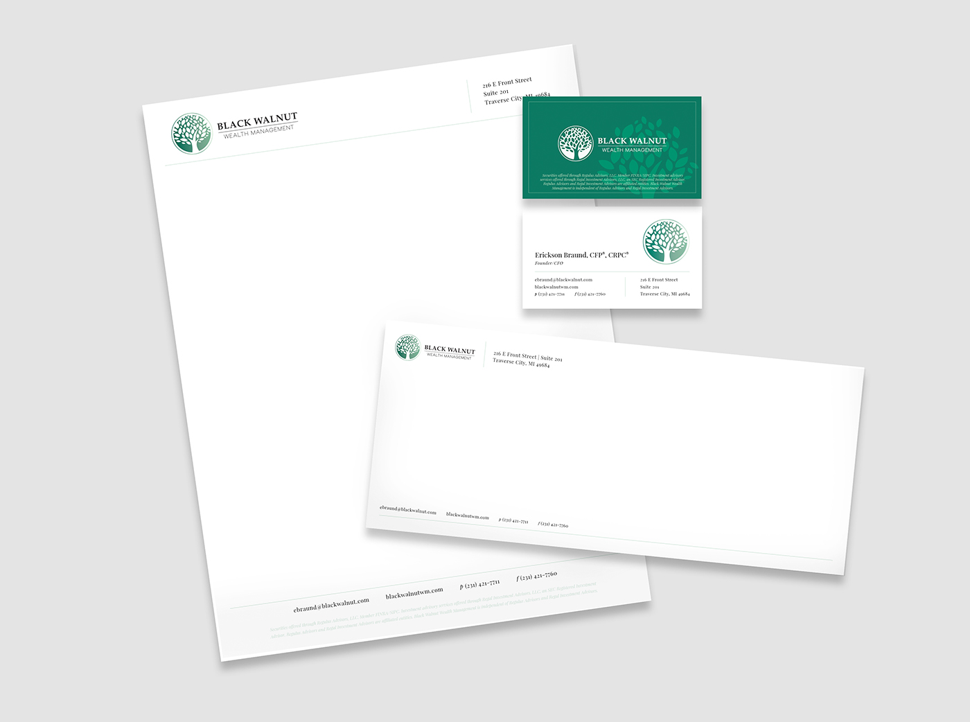 Black Walnut Printed Collateral