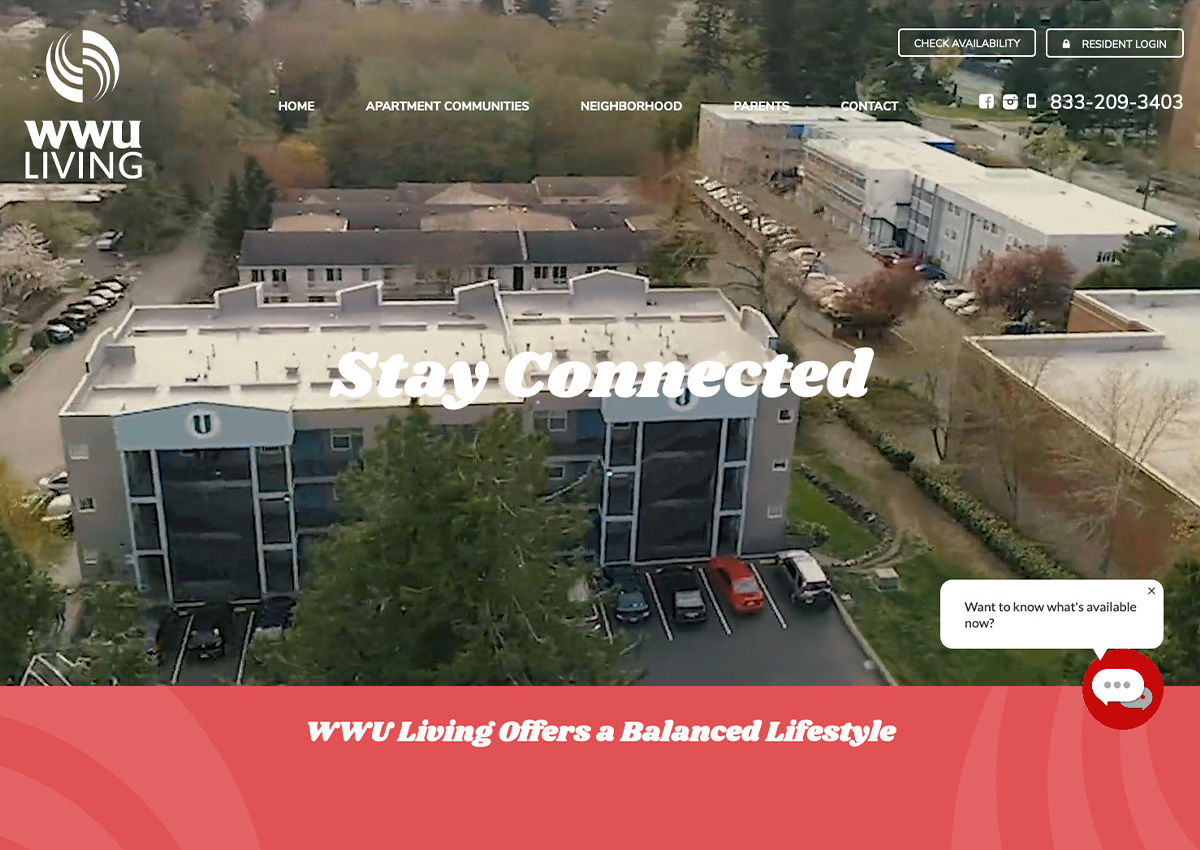 WWU Living Website Redesign